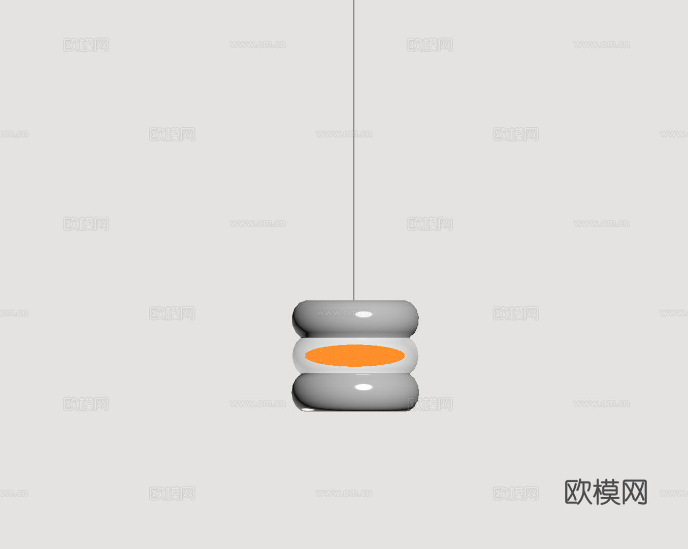 现代极简吊灯 中古奶油风吊灯 北欧简约吊灯 餐厅吊灯 卧室艺su模型