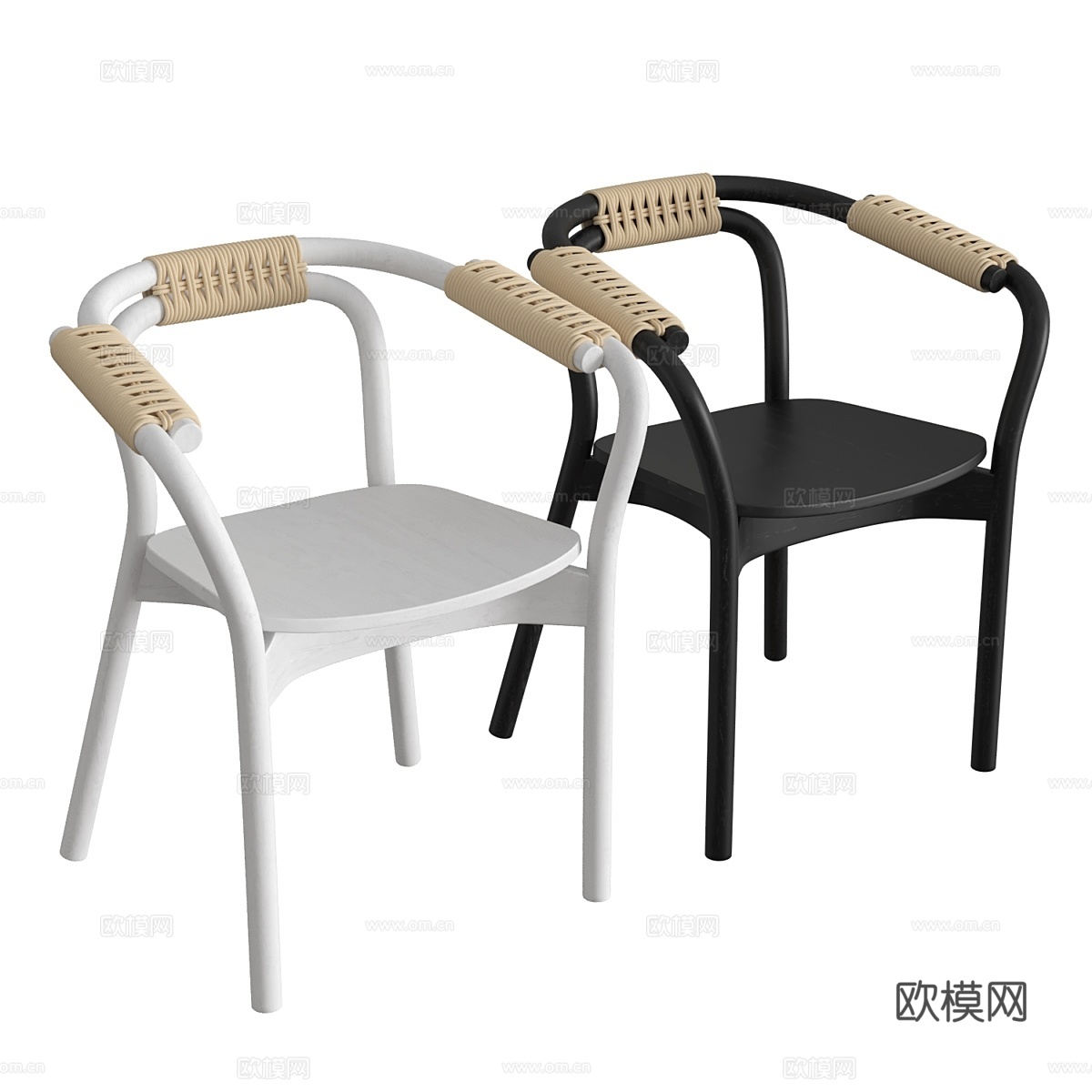 Knot 椅子3d模型下载