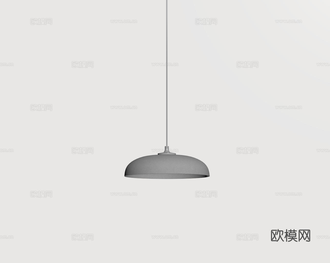 现代极简吊灯 中古奶油风吊灯 北欧简约吊灯 餐厅吊灯 卧室艺su模型