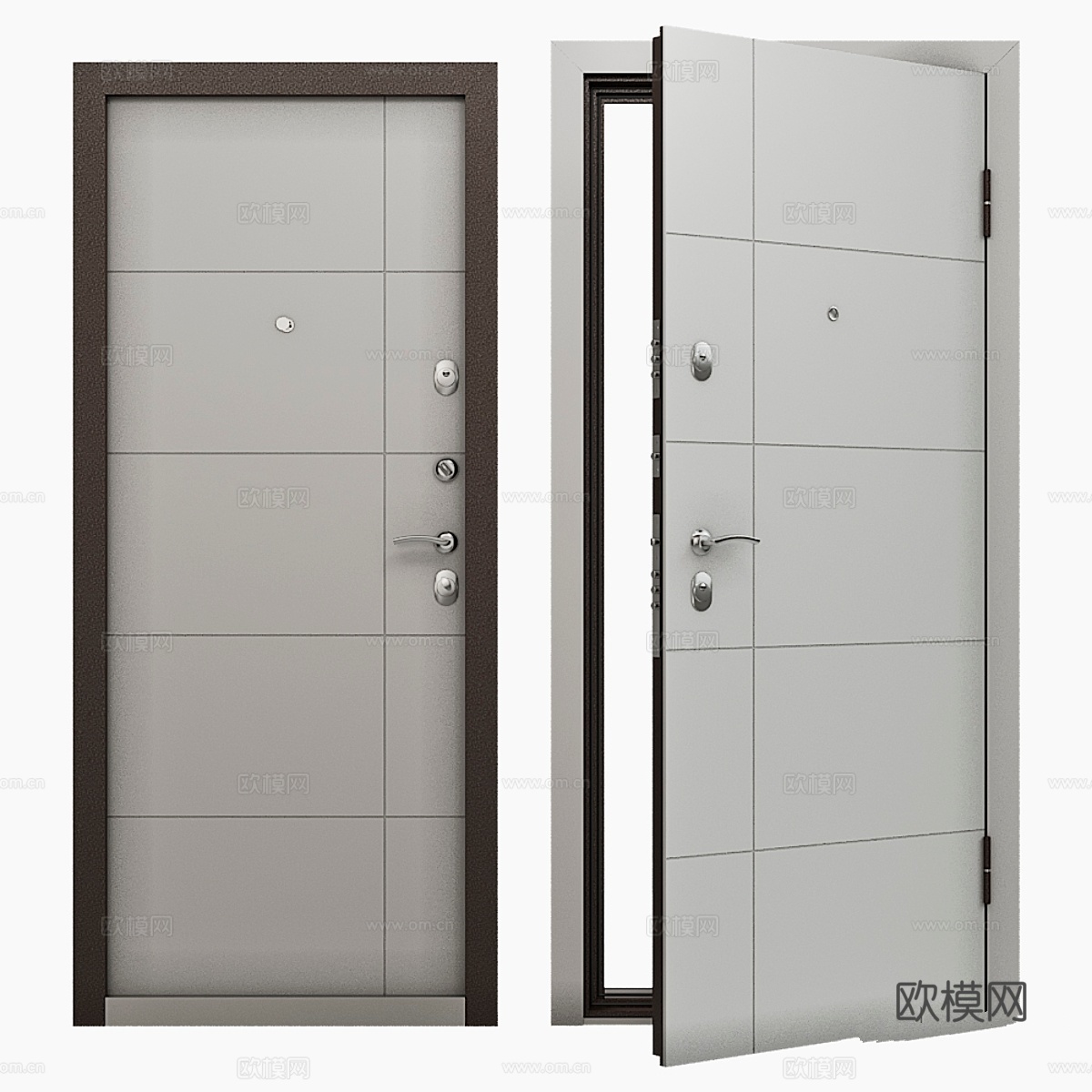 Torex系列Delta M 10 D23入户门3d模型下载