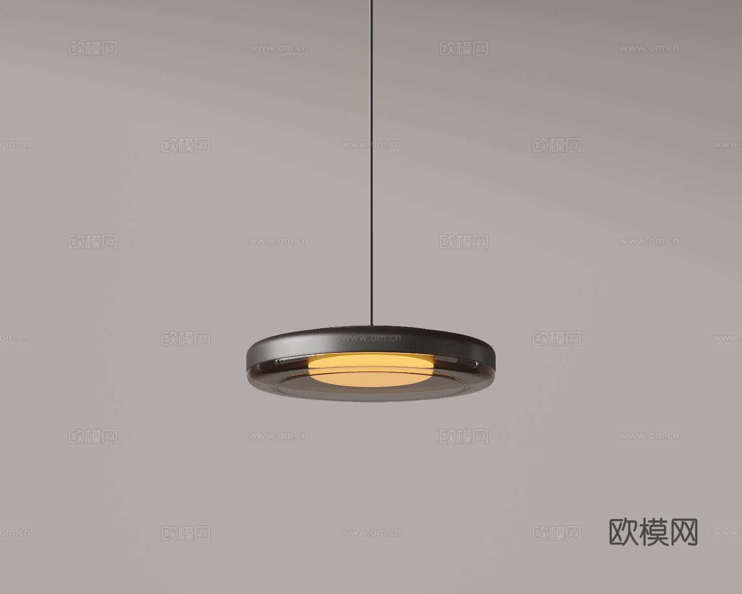 现代极简吊灯 中古奶油风吊灯 北欧简约吊灯 餐厅吊灯 卧室艺su模型下载（渲染图1）