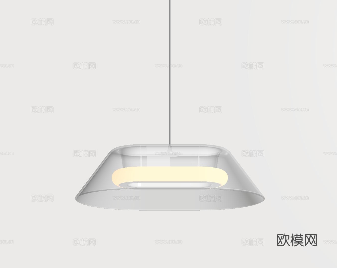 现代极简吊灯 中古奶油风吊灯 北欧简约吊灯 餐厅吊灯 卧室艺su模型