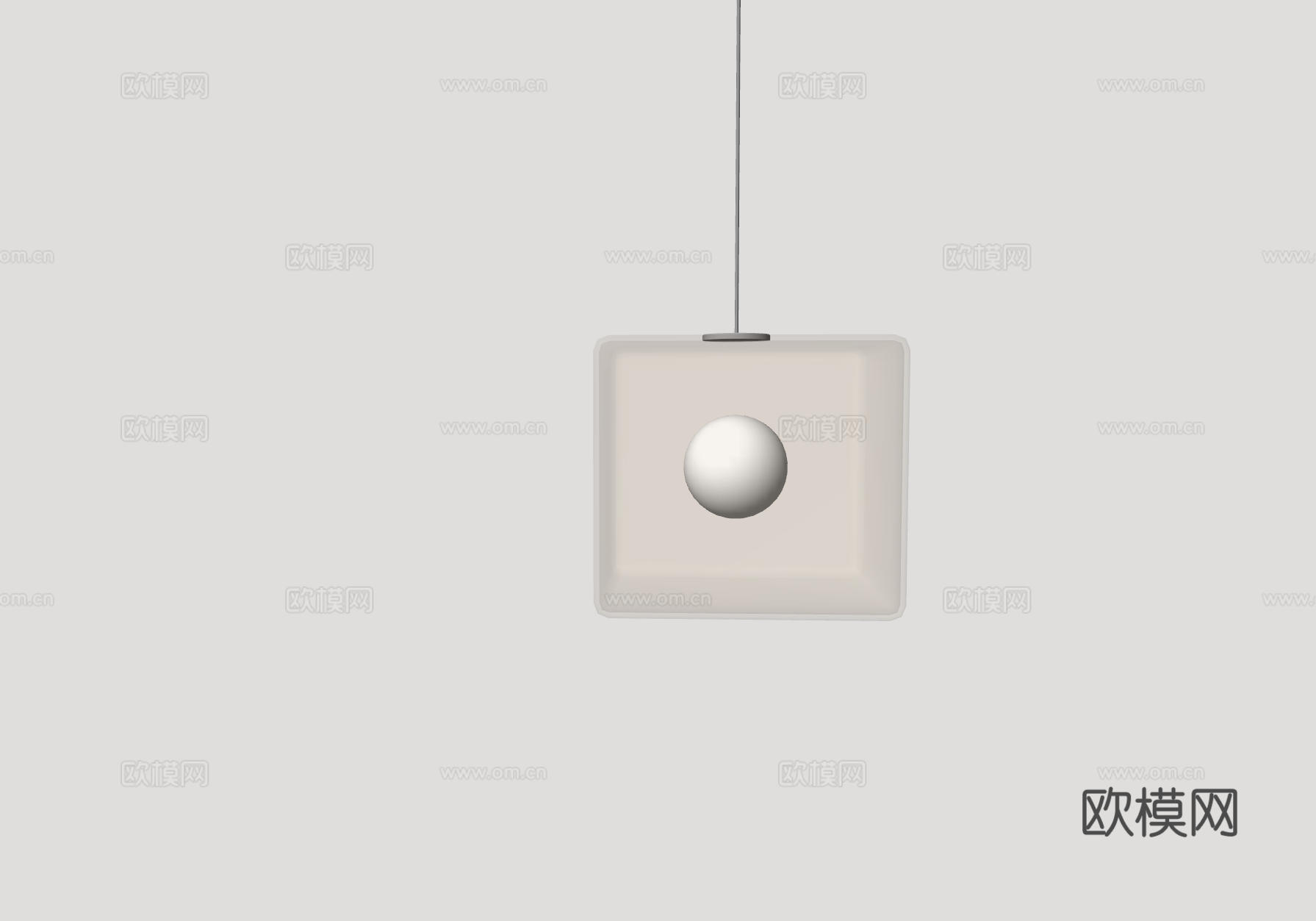 现代极简吊灯 中古奶油风吊灯 北欧简约吊灯 餐厅吊灯 卧室艺su模型