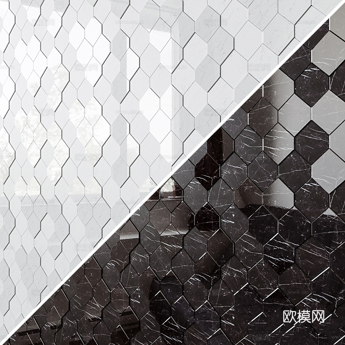 ATLAS CONCORDE MARVEL STONE 六边3d模型下载