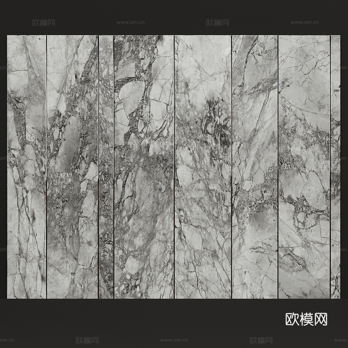 大理石_黄铜_23d模型下载