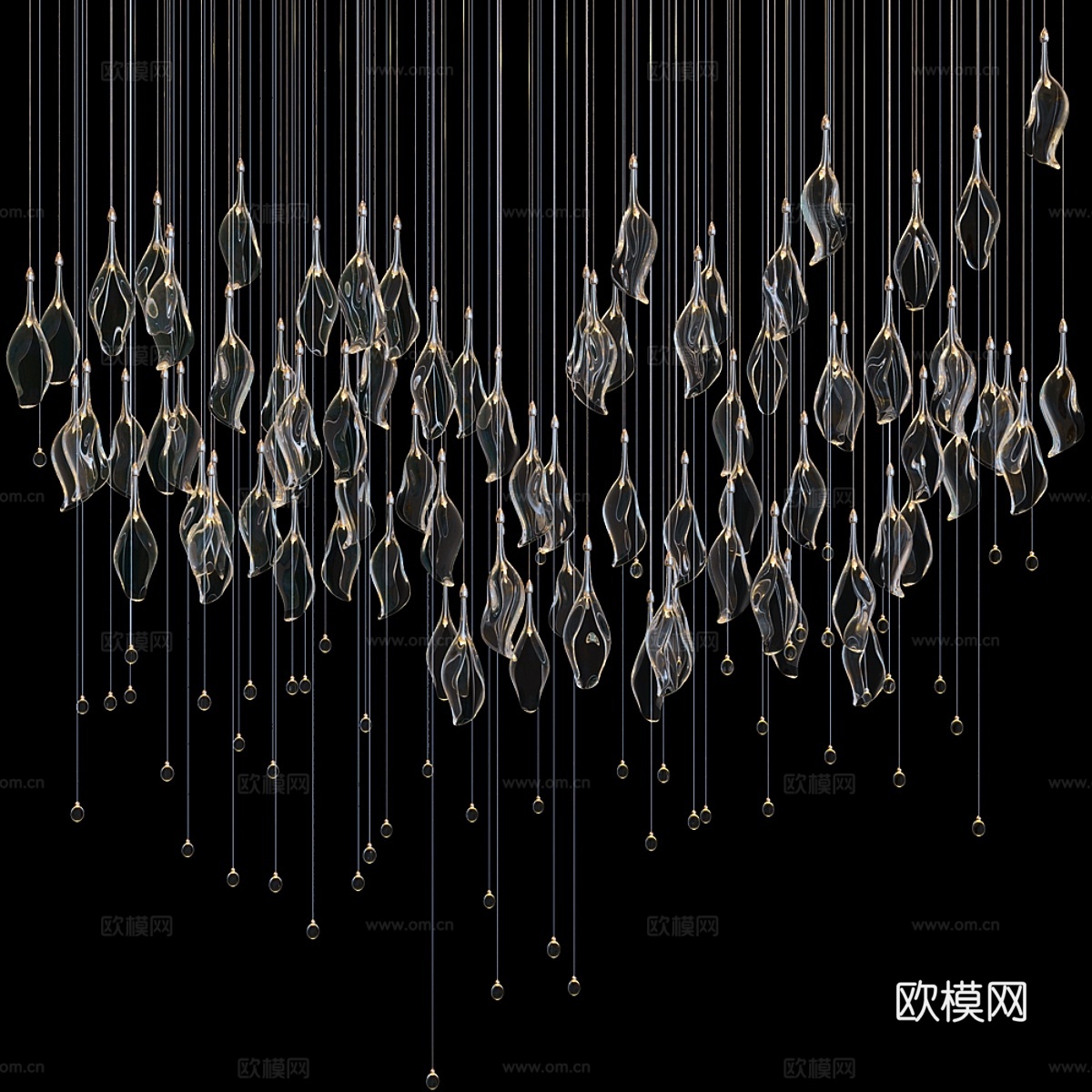 Vargov枝形吊灯3d模型下载