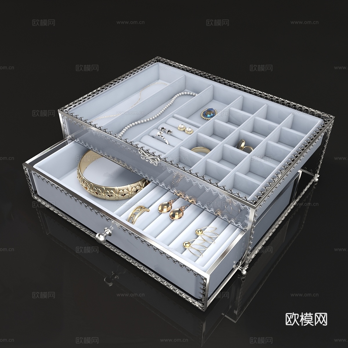 首饰盒23d模型下载