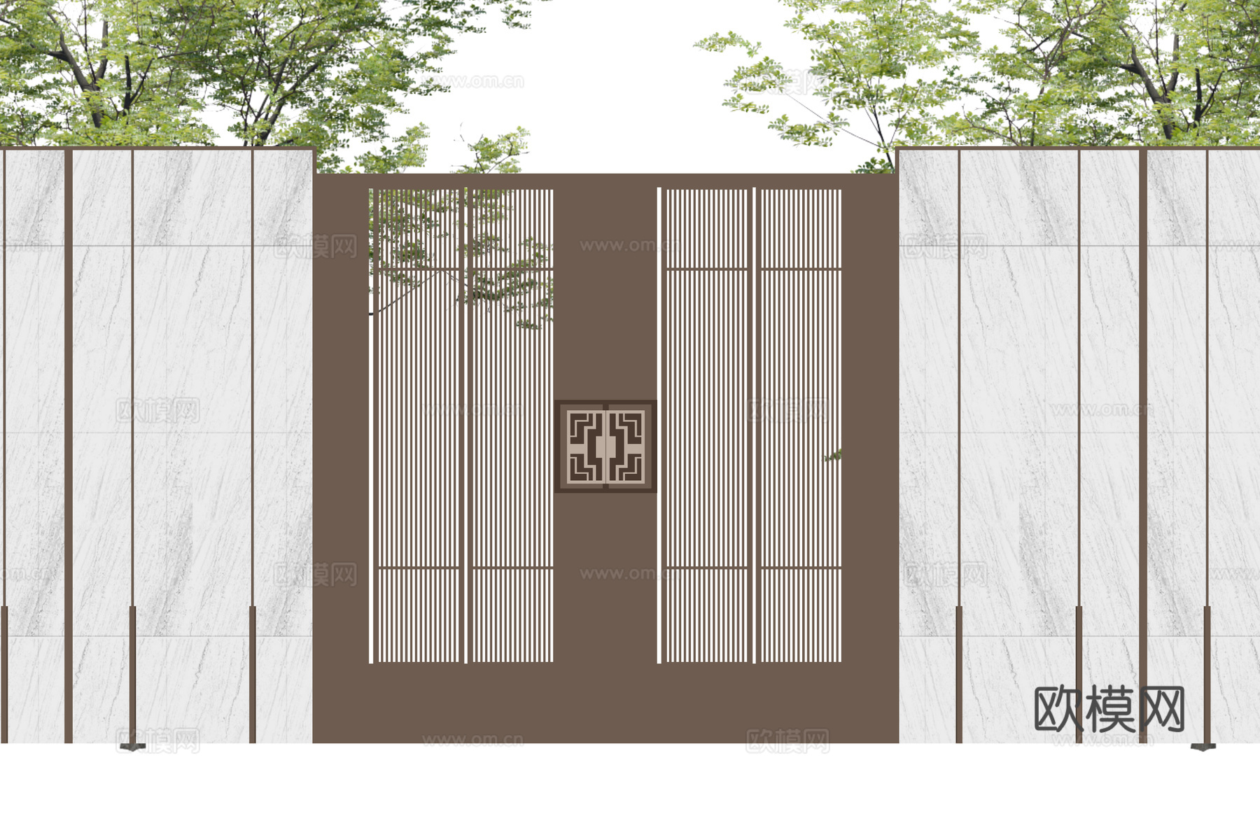 水景 庭院灯 造景 屋顶花园 门 草坪灯 室内景观 室内造景su模型