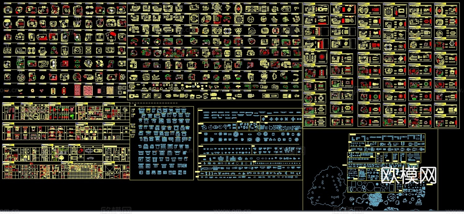 CAD图库大全cad施工图