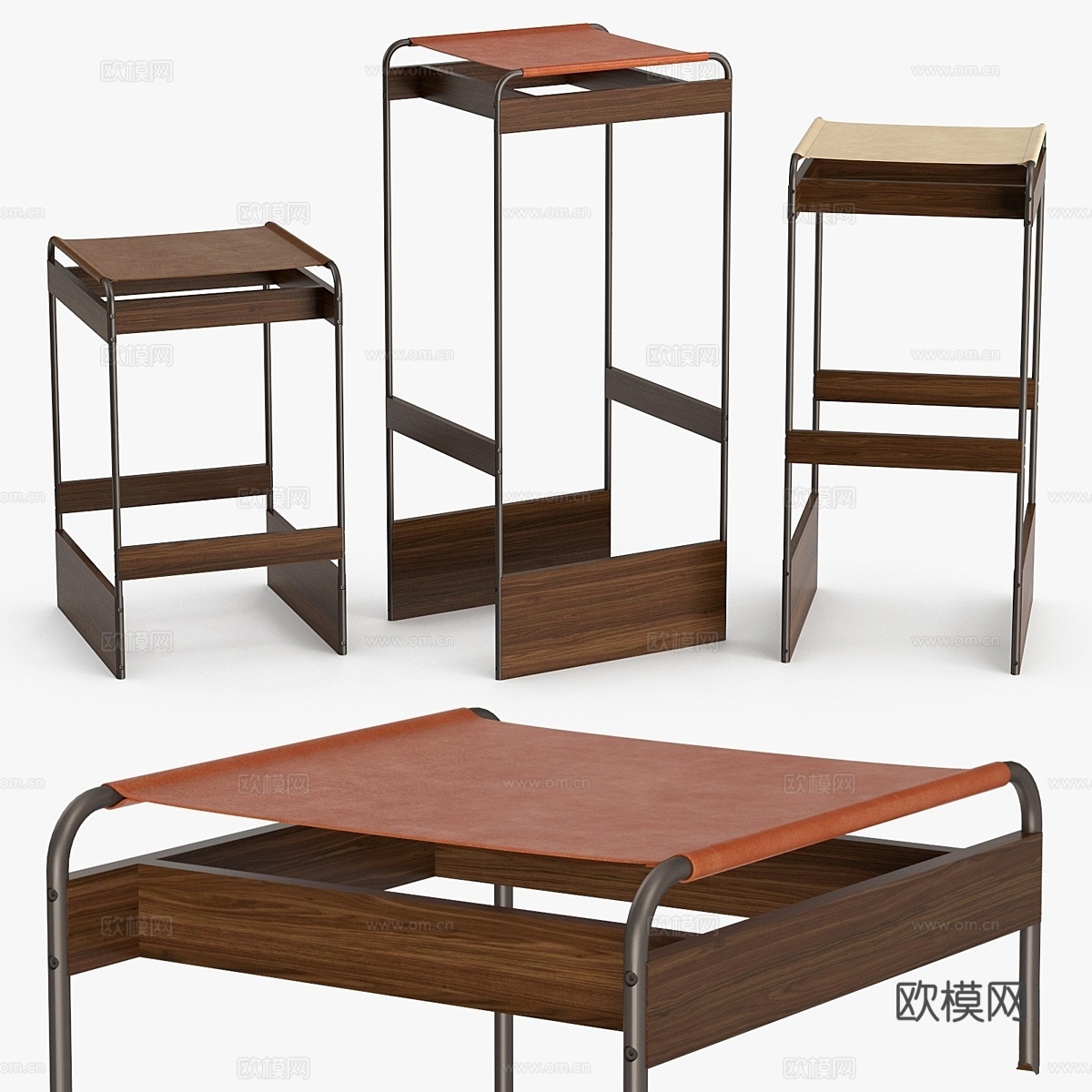 邮箱套装3d模型下载