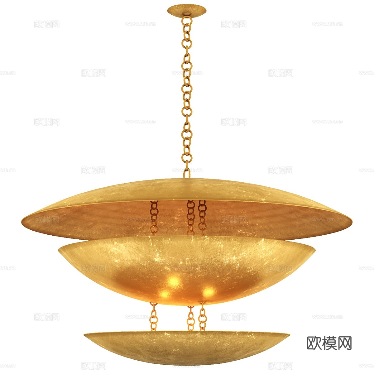 Arteriors Home Florko 金箔装饰3d模型下载
