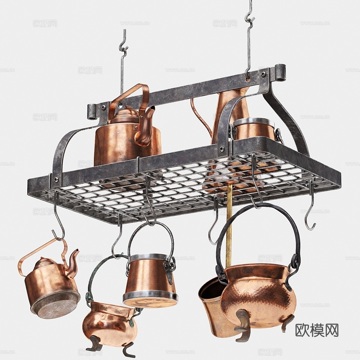 Enclume Grande Cuisine 长形吊锅3d模型下载