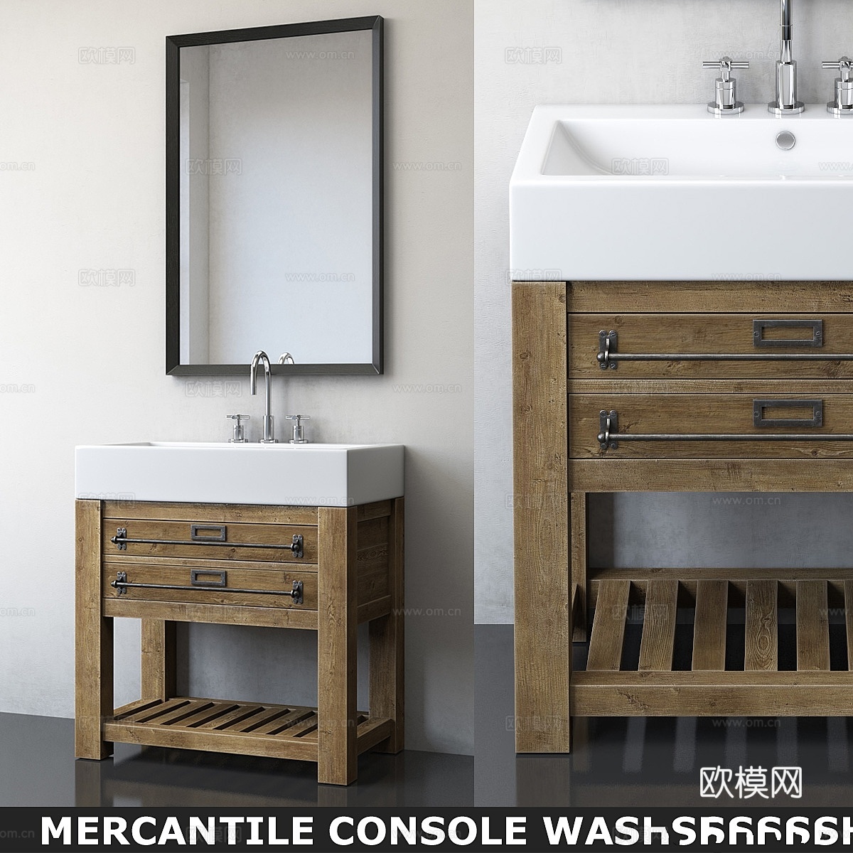 MERCANTILE 梳妆台3d模型下载