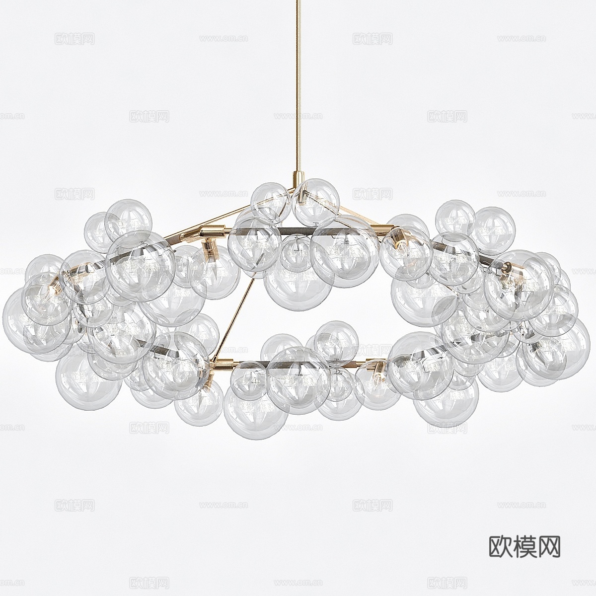 PELLE花环泡泡吊灯3d模型下载