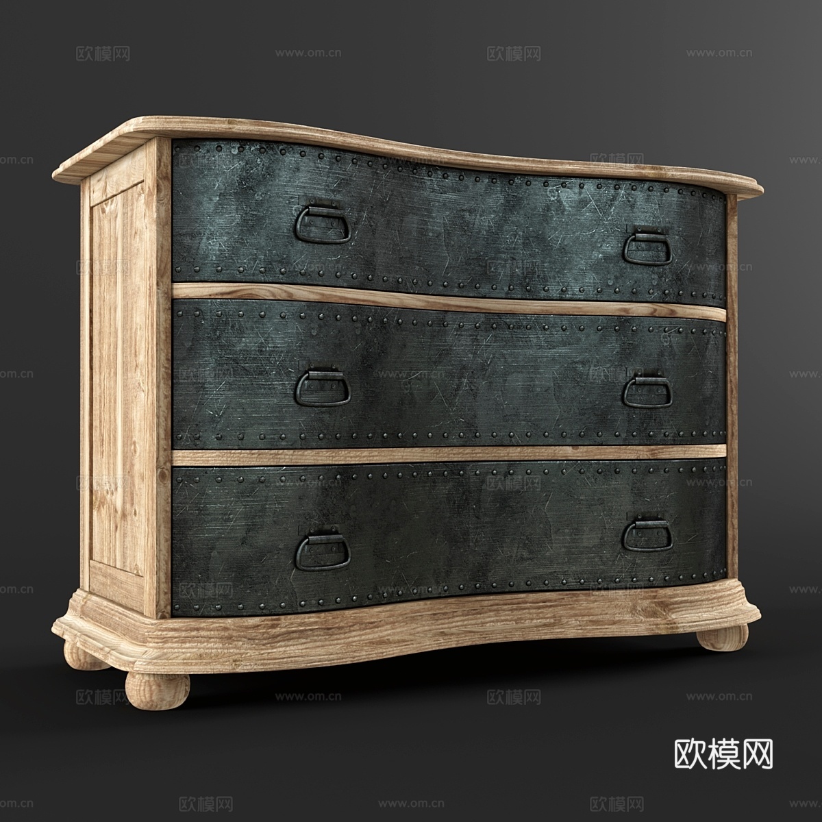 Chest Dialma Brown DB0035843d模型下载