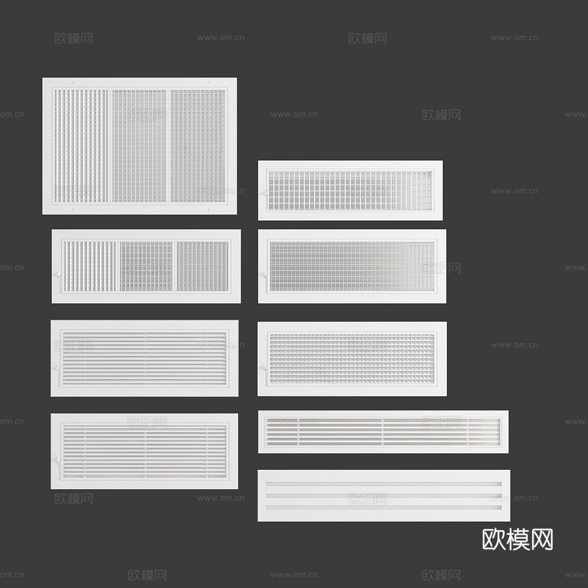 通风阀3d模型下载