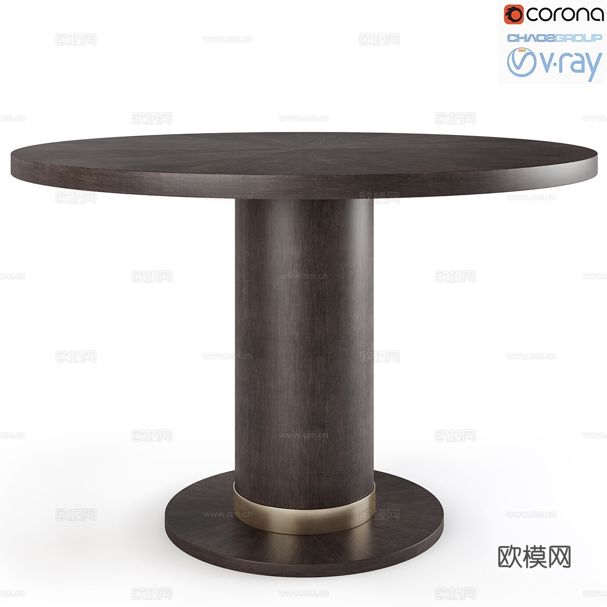 丹通家居 谢菲尔德圆桌3d模型下载