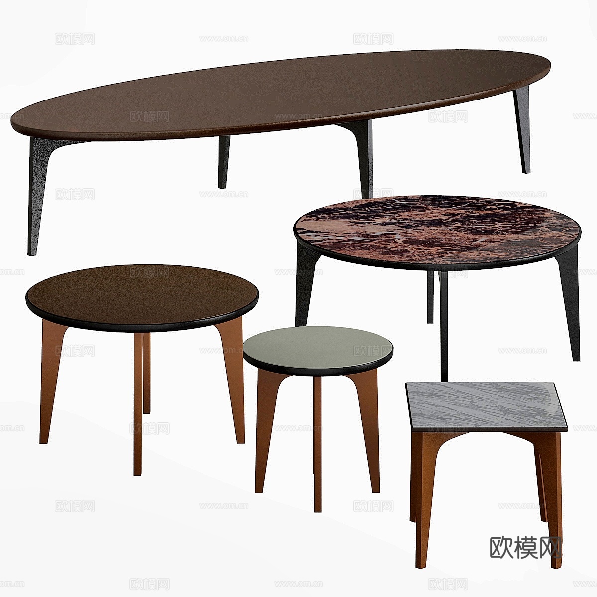 乔尔杰蒂小桌系列3d模型下载