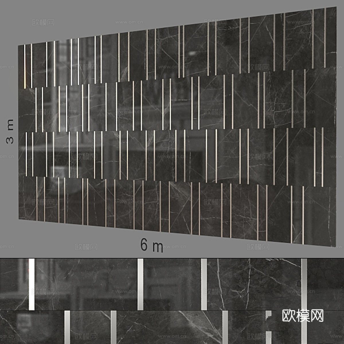 装饰墙 243.3d模型下载