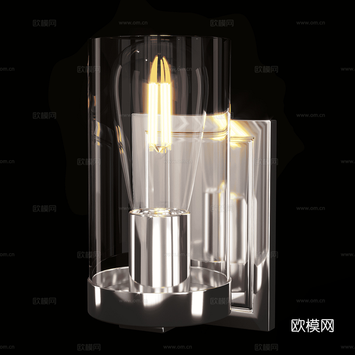 现代简约壁灯 壁灯 简约壁灯 轻奢壁灯 玻璃壁灯 装饰壁灯3d模型下载