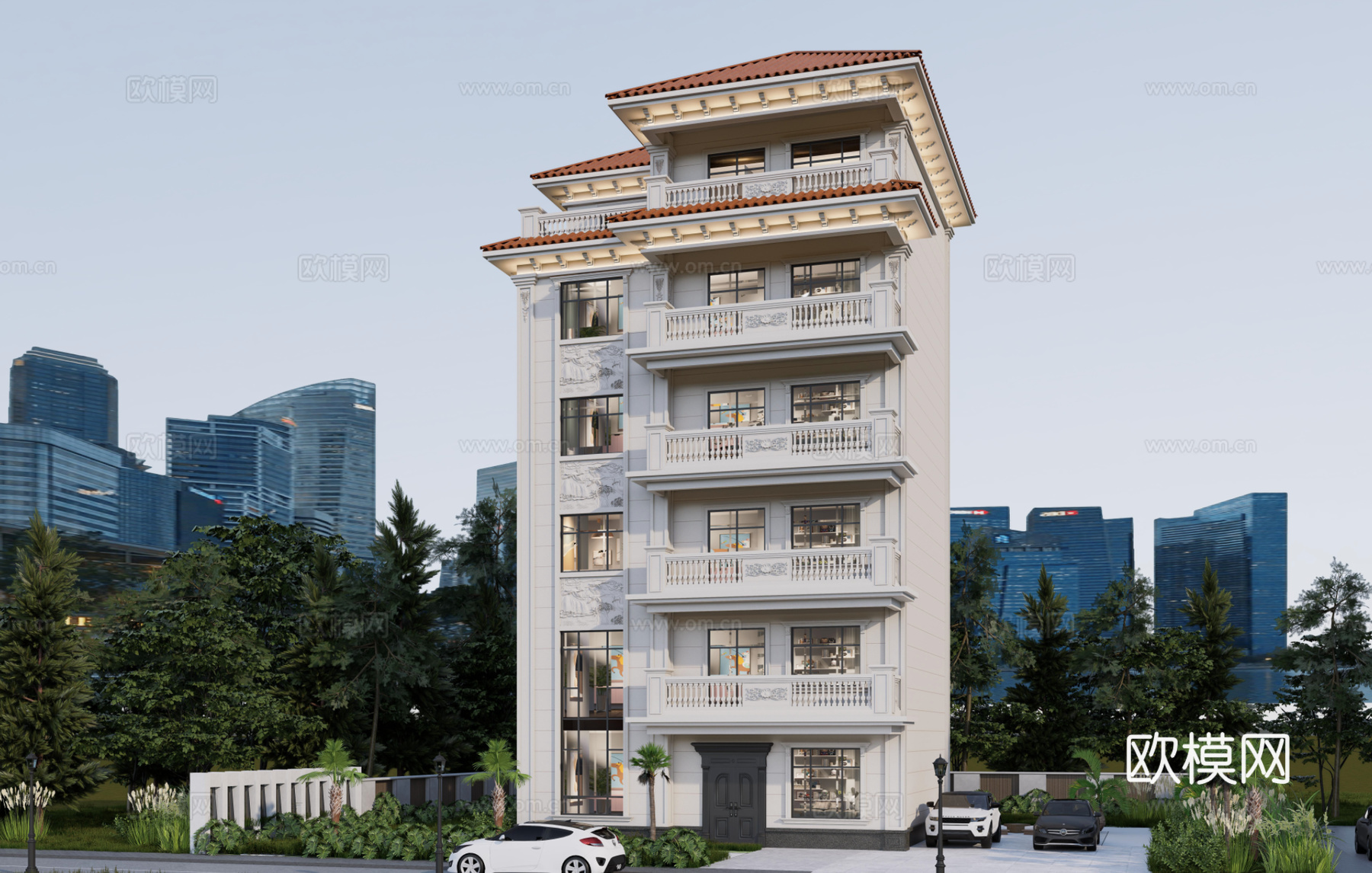 欧式别墅cad图纸cad施工图