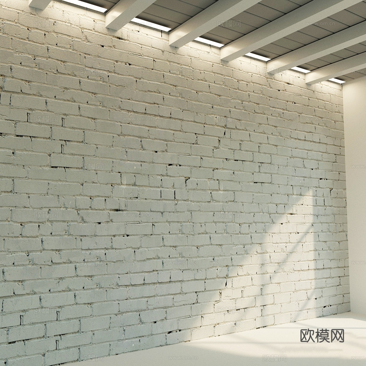 砖墙。旧砖。733d模型下载