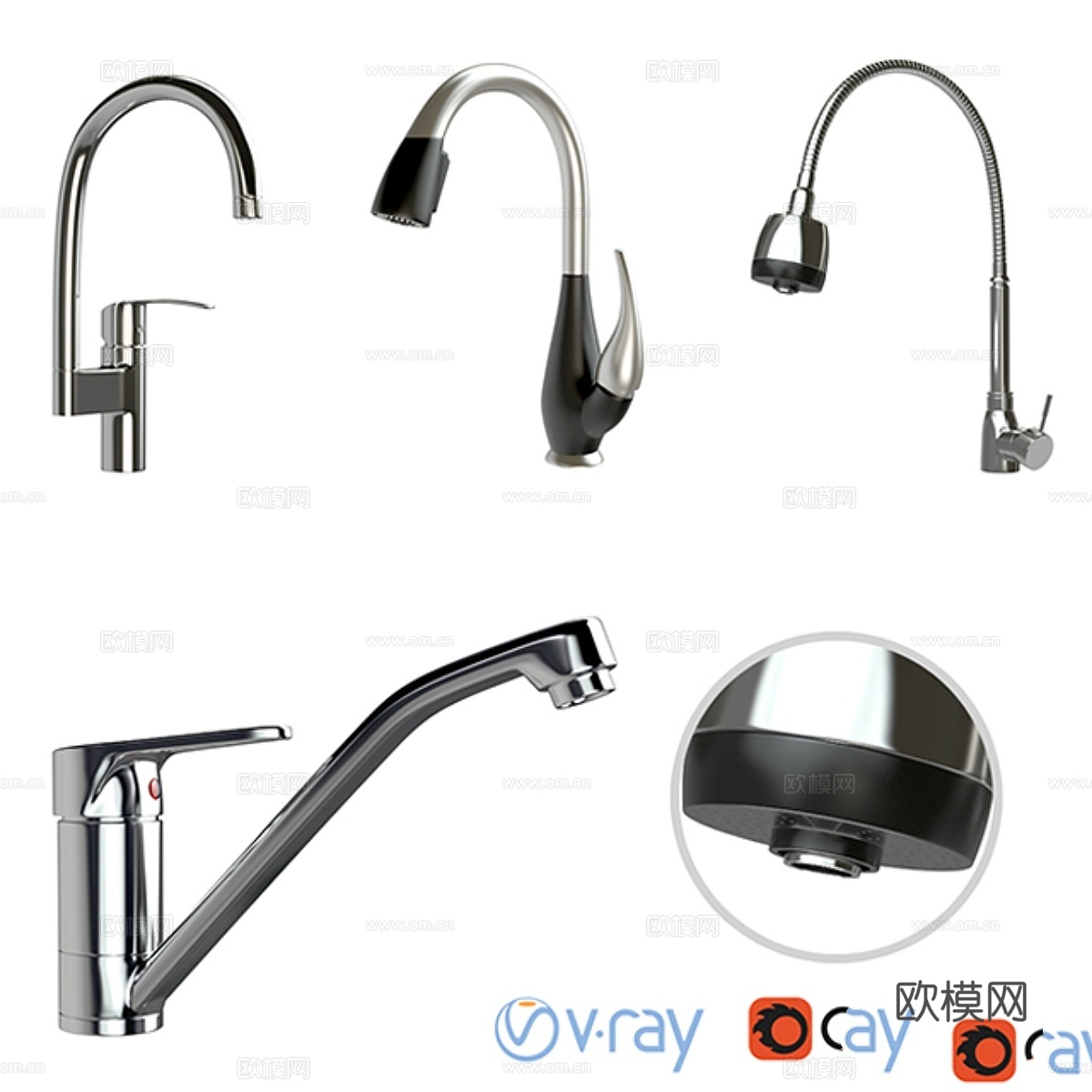 厨房水龙头3d模型下载