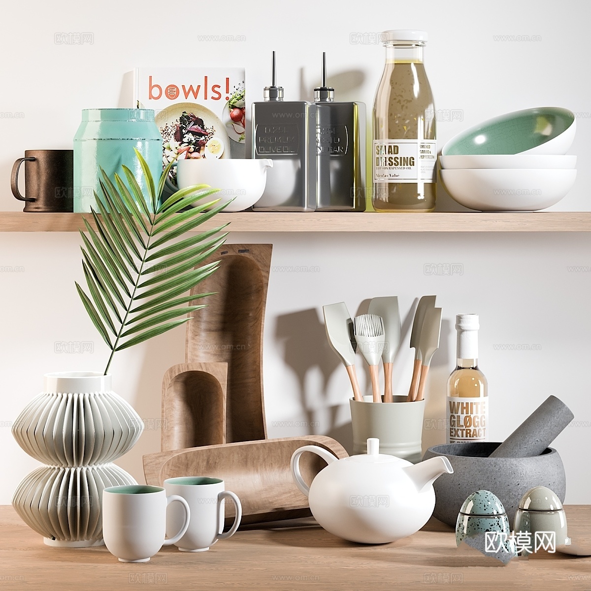 厨房配件 163d模型下载