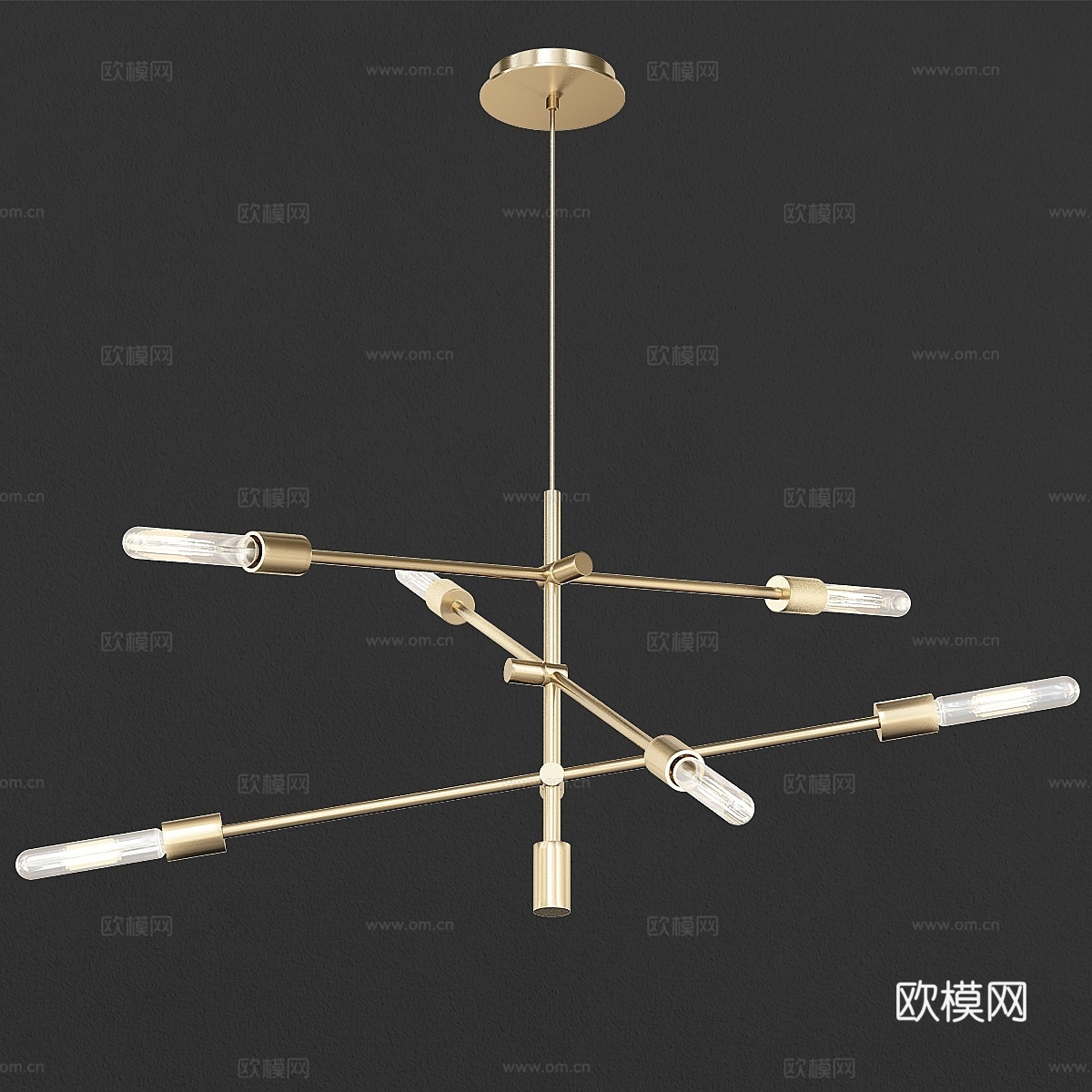 移动吊灯 - 大号3d模型下载