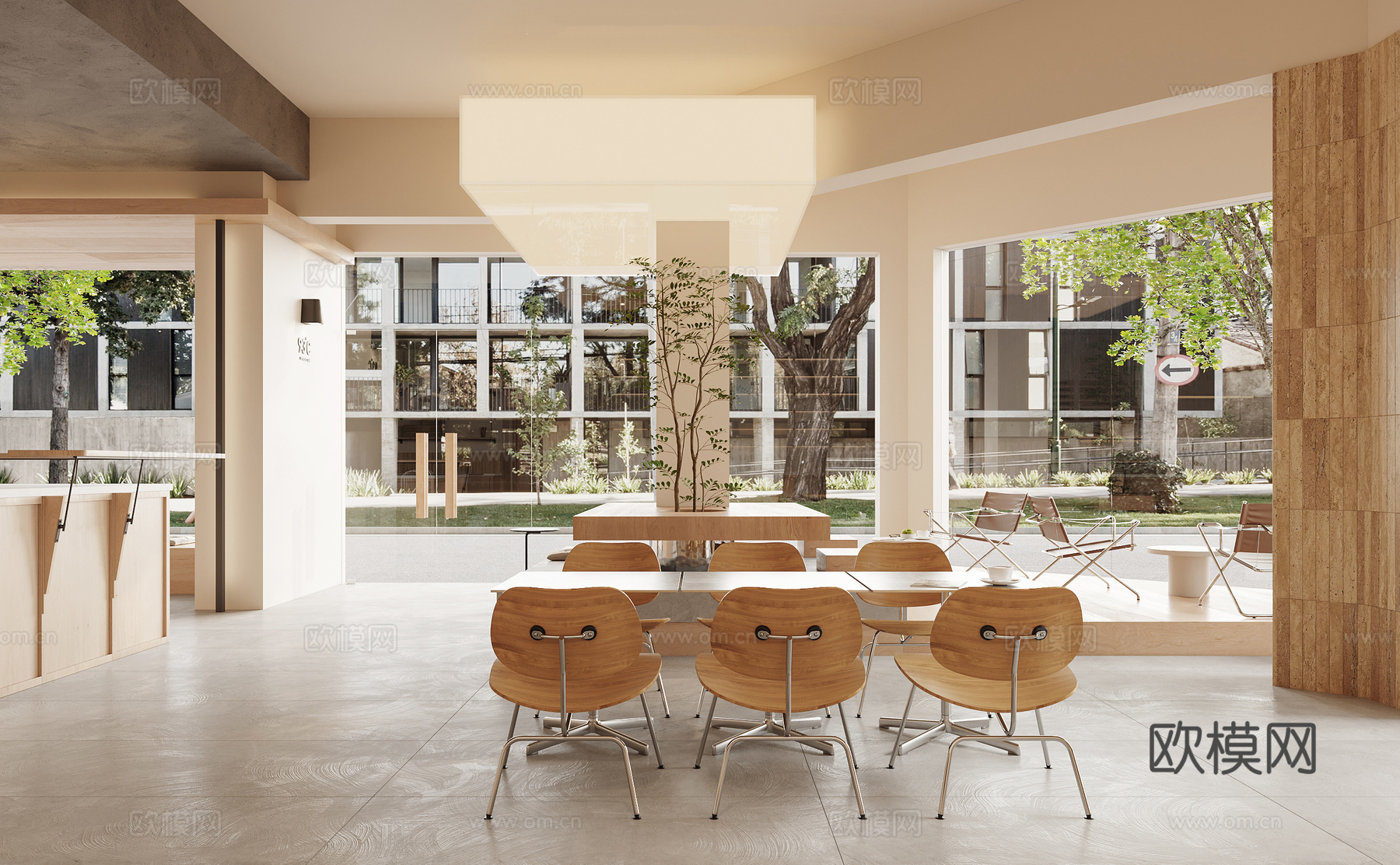 咖啡店 奶茶店 最新全套施工图 效果图合集cad施工图