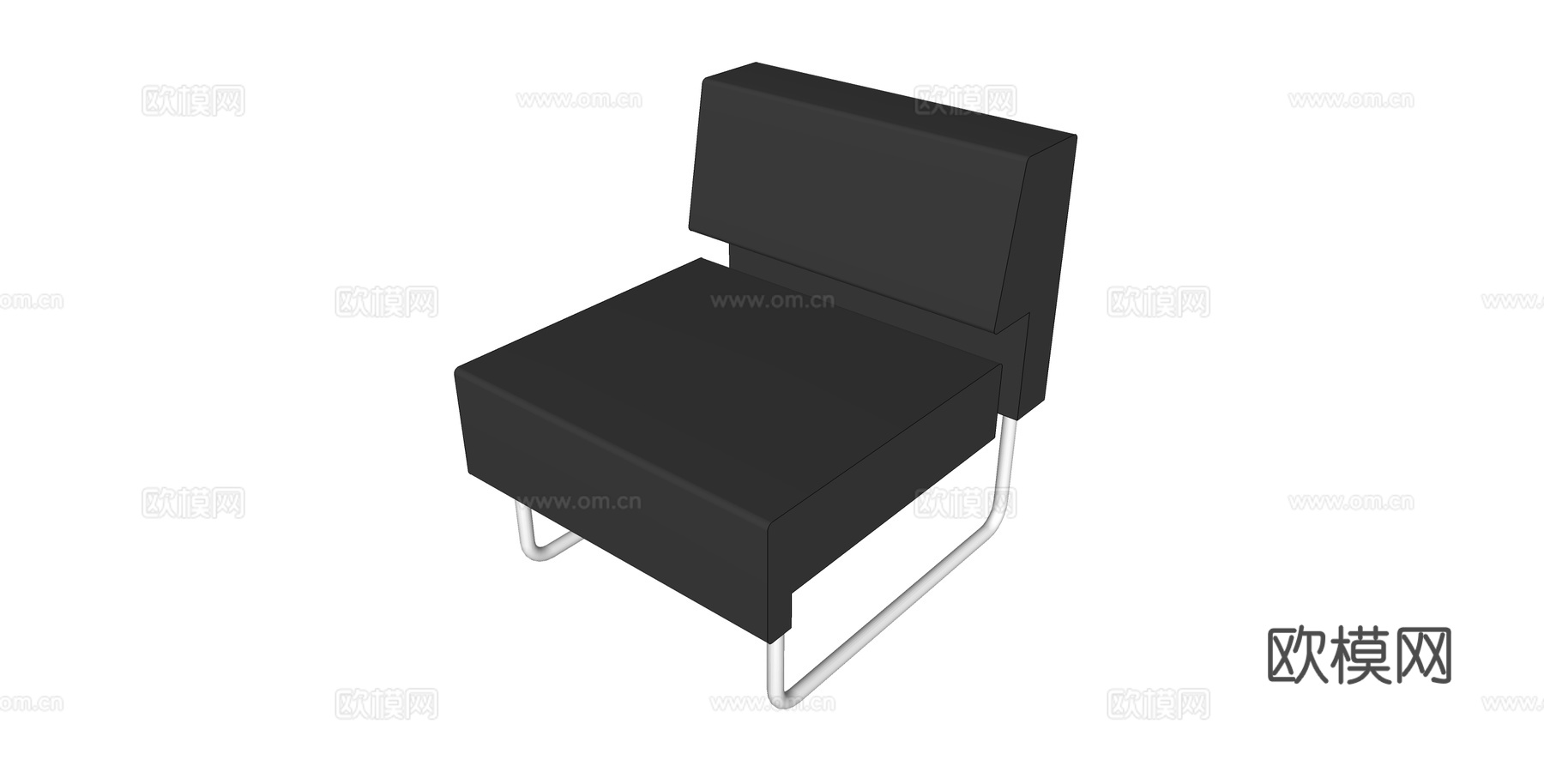沙发 办公沙发 办公家具su模型