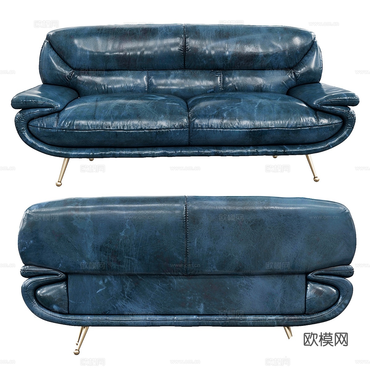 美国鹰牌 - 阿卡迪亚定制复古沙发3d模型下载