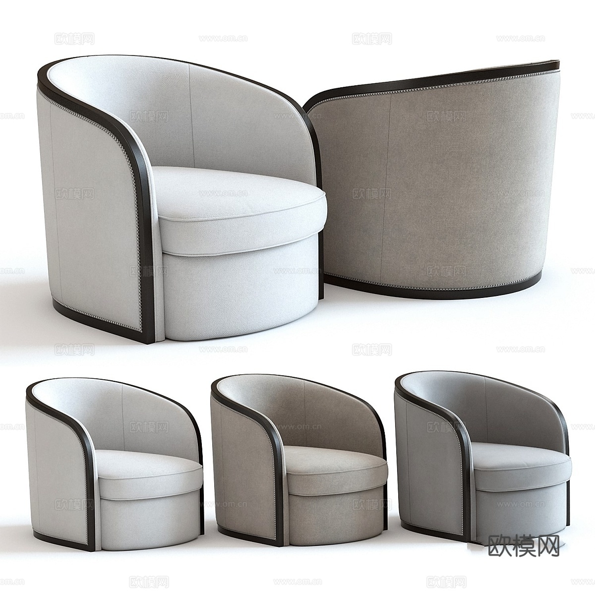 The Sofa &amp; Chair 托比扶手椅3d模型下载