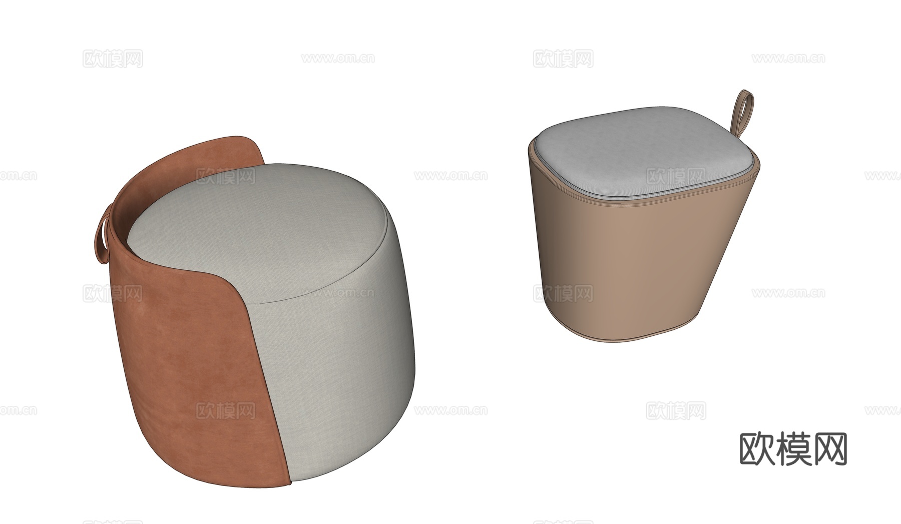 现代休闲椅组合su模型