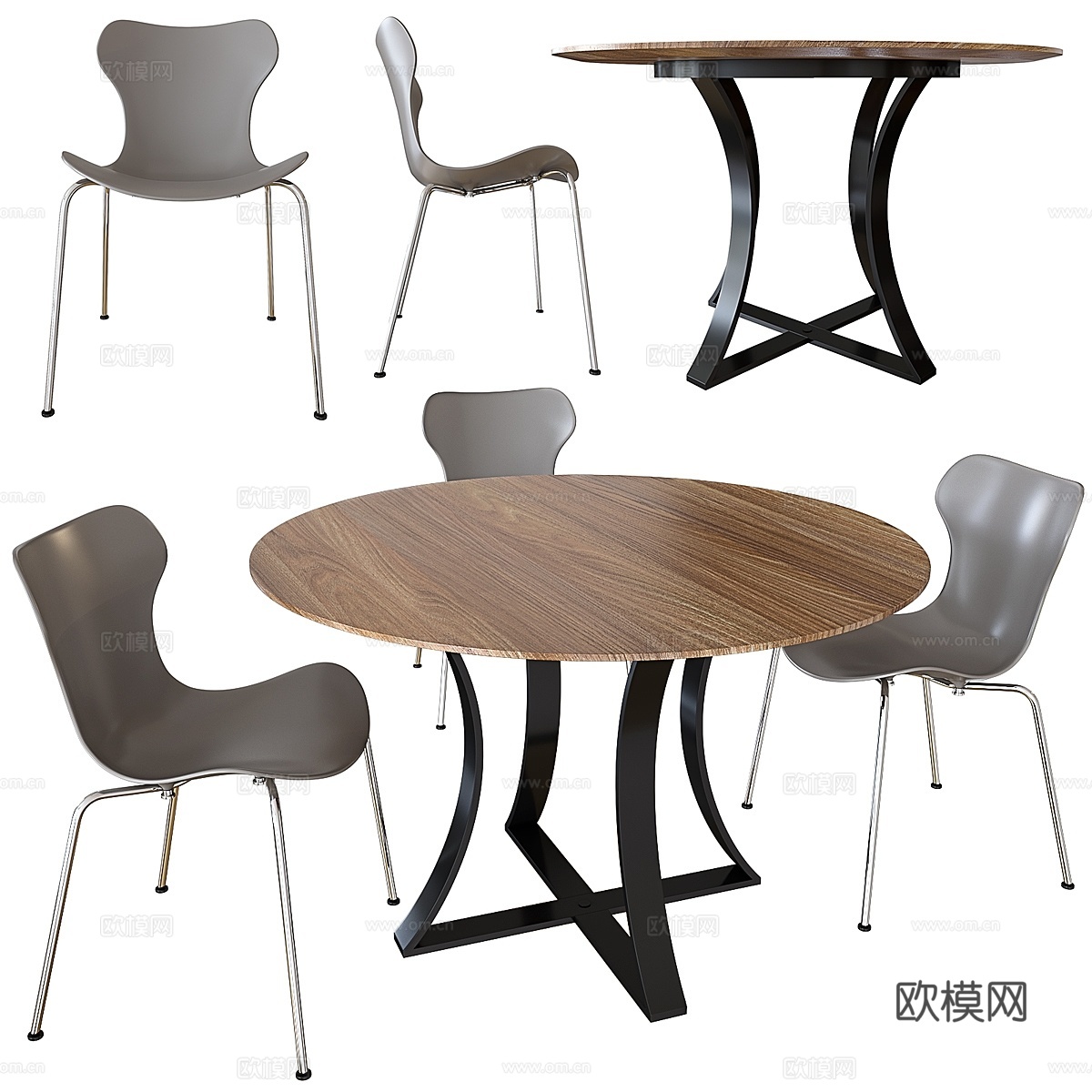 B&B Italia Papilio Shell. Dame3d模型下载