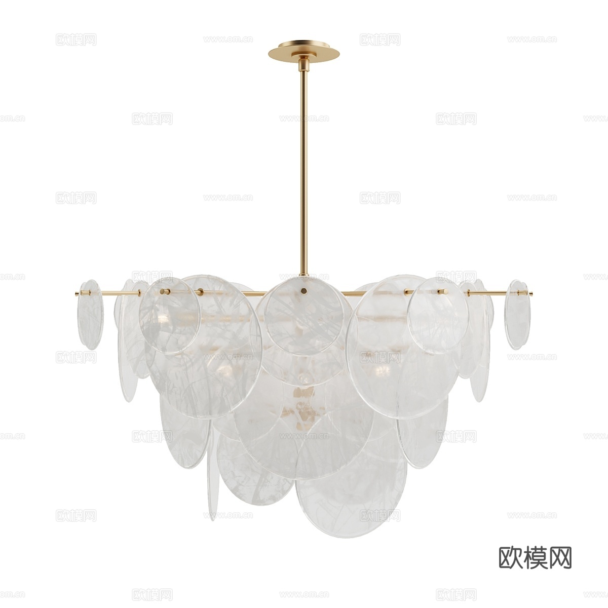 Circa Lighting Loire大型吊灯3d模型下载