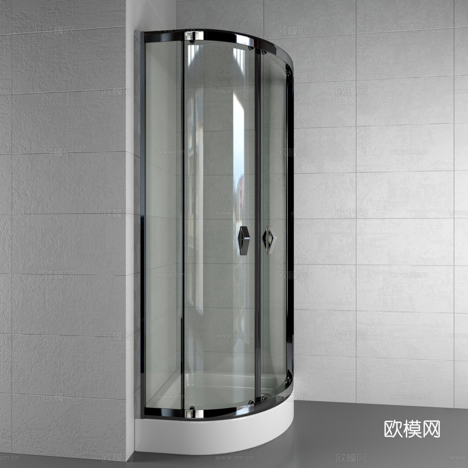 现代淋浴房 淋浴房3d模型下载