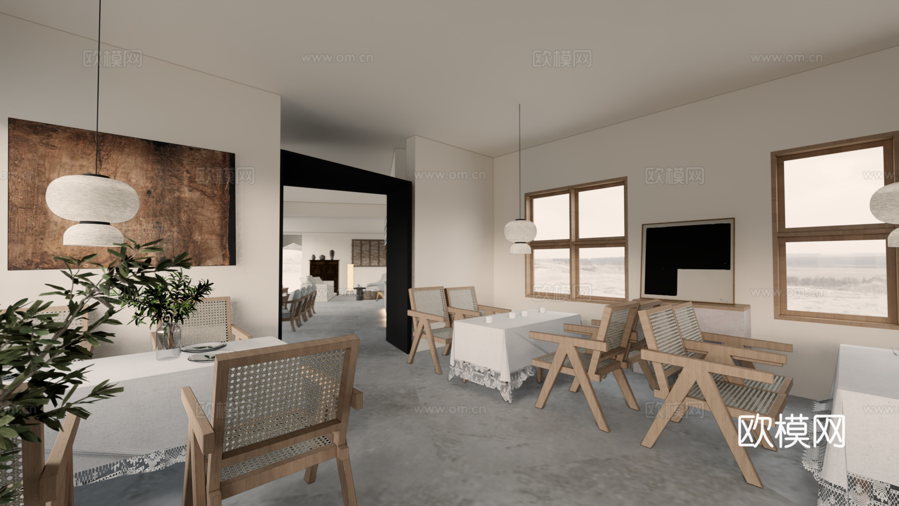 咖啡店 奶茶店 最新全套施工图 效果图合集cad施工图