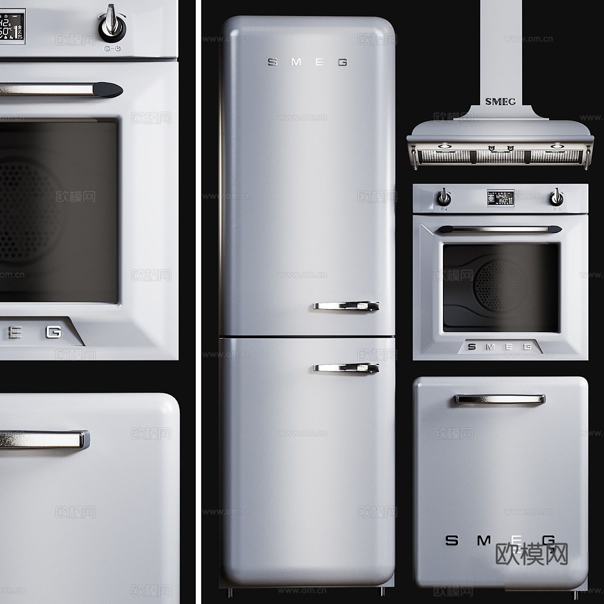 厨房电器 Smeg Victoria3d模型下载