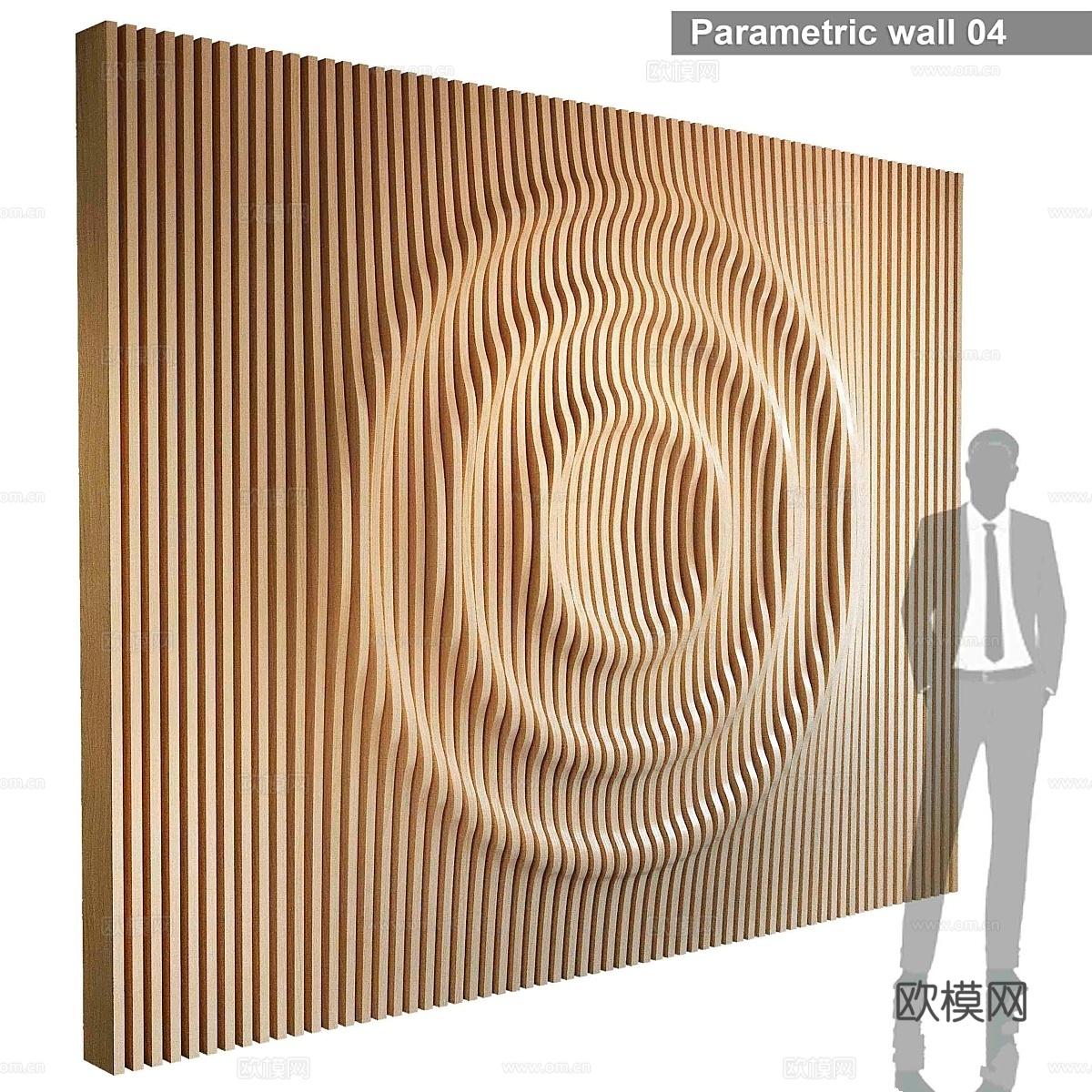 参数化墙体 0043d模型下载