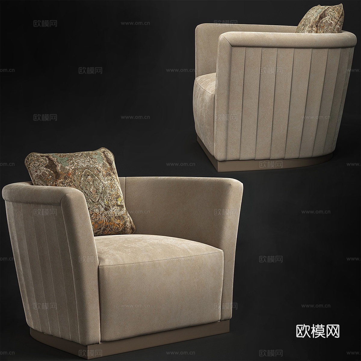 Tecni Nova扶手椅17503d模型下载