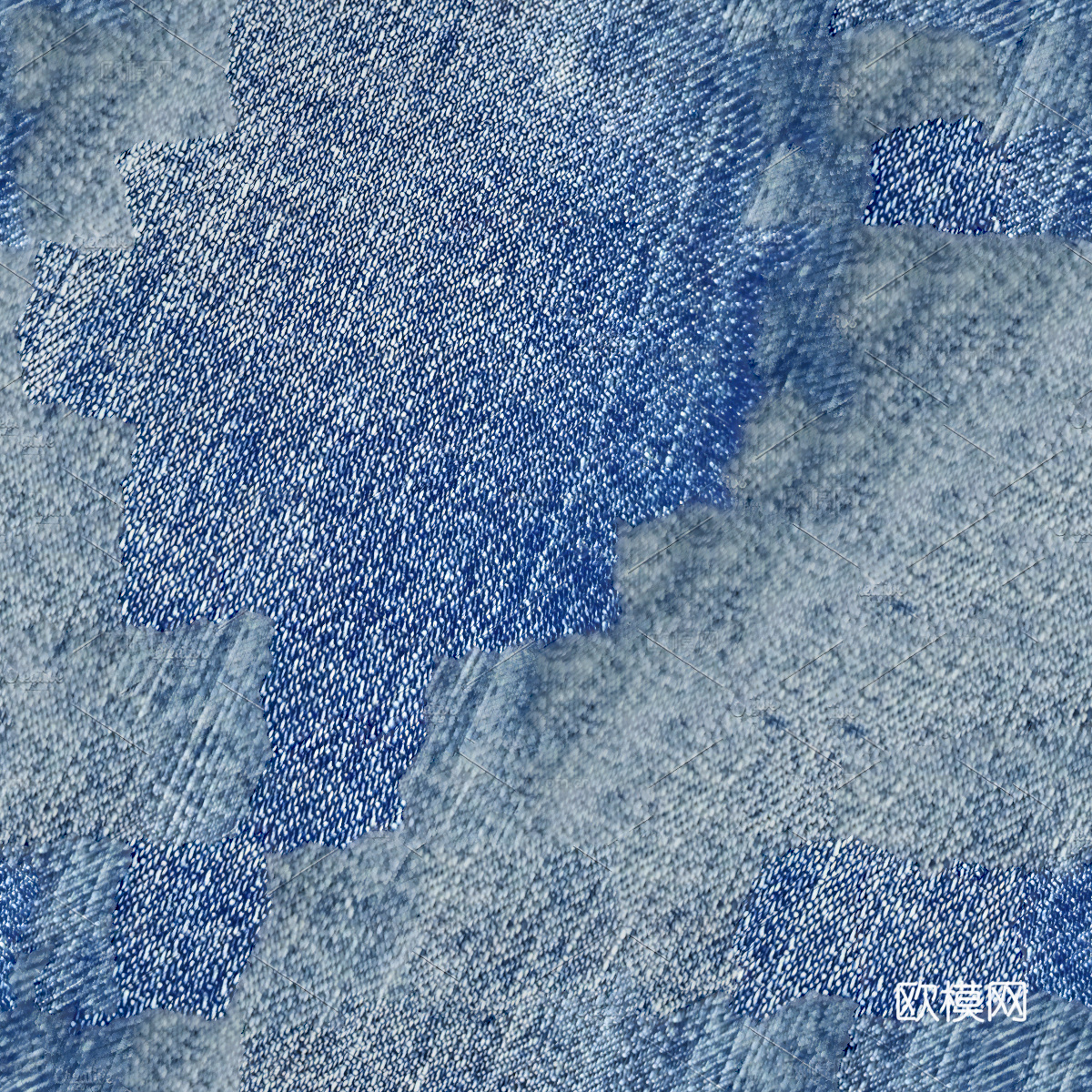 蓝色牛仔布纹