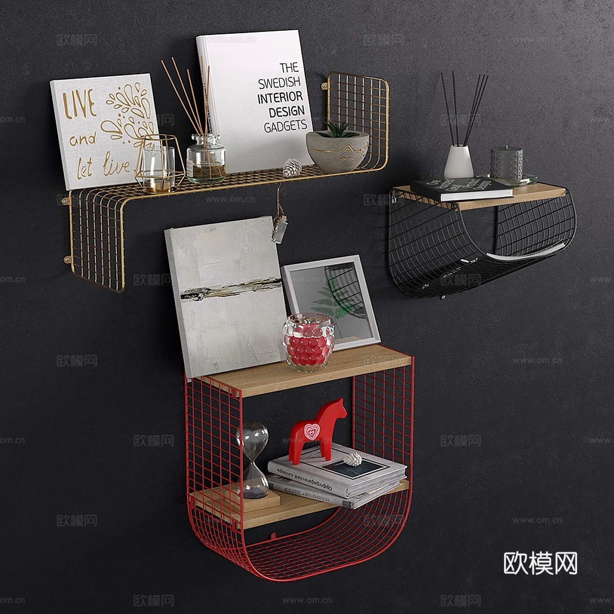 SVENSHULT层架3d模型下载