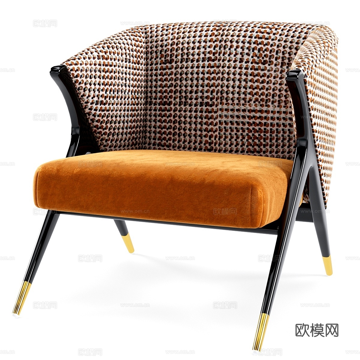 VICAL BRILON扶手椅 REF.258383d模型下载