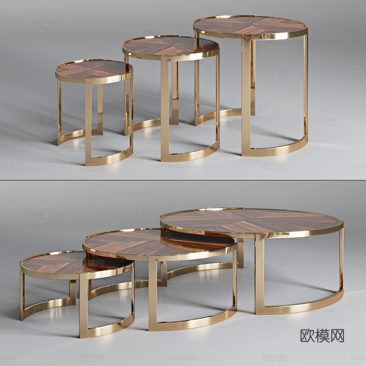 ANYA Fendi Casa咖啡桌3d模型