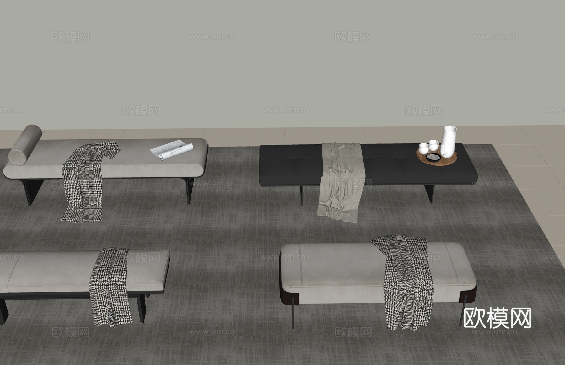 茶几 茶具 器具 小品 茶台 茶桌 茶桌椅su模型下载