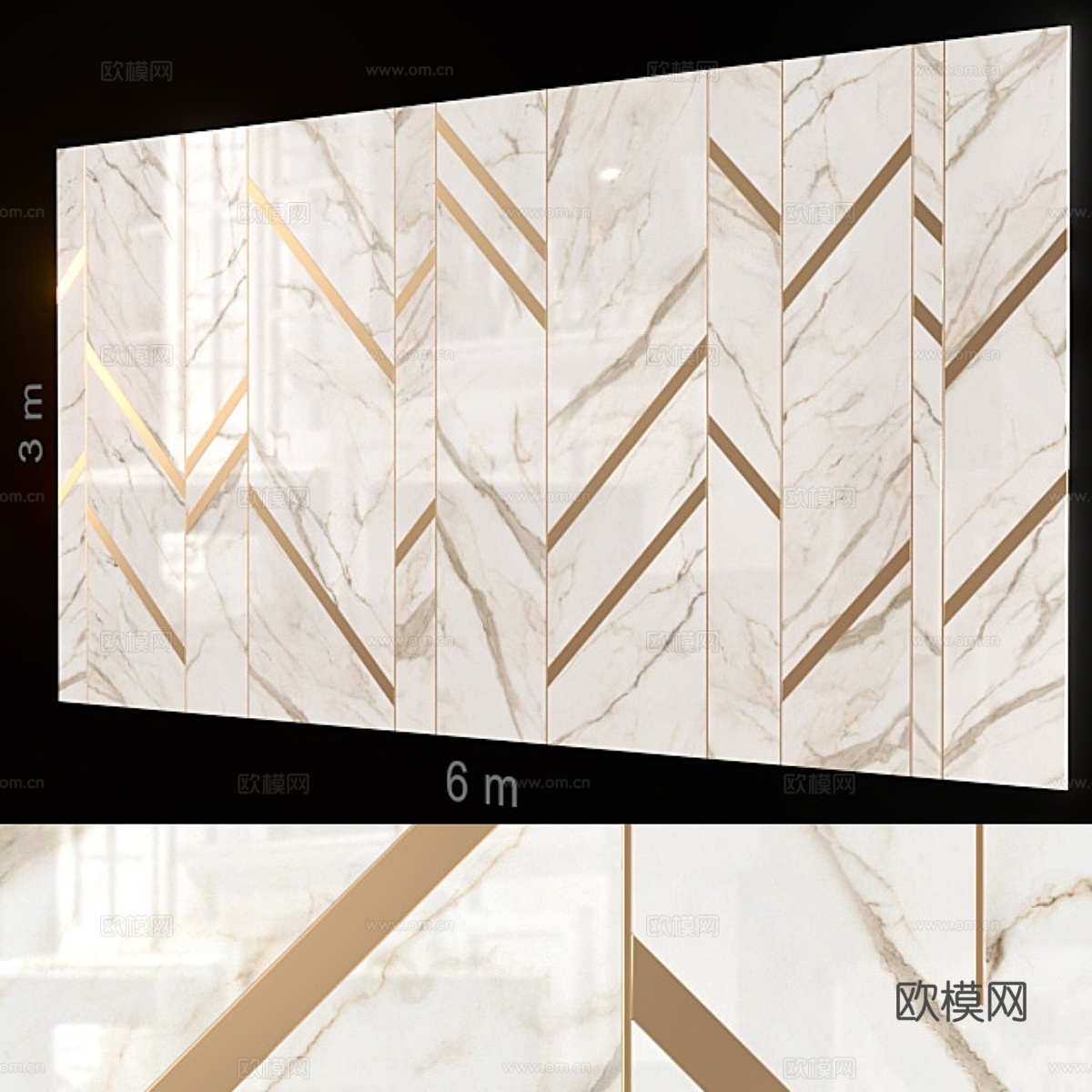 装饰墙 215.3d模型下载