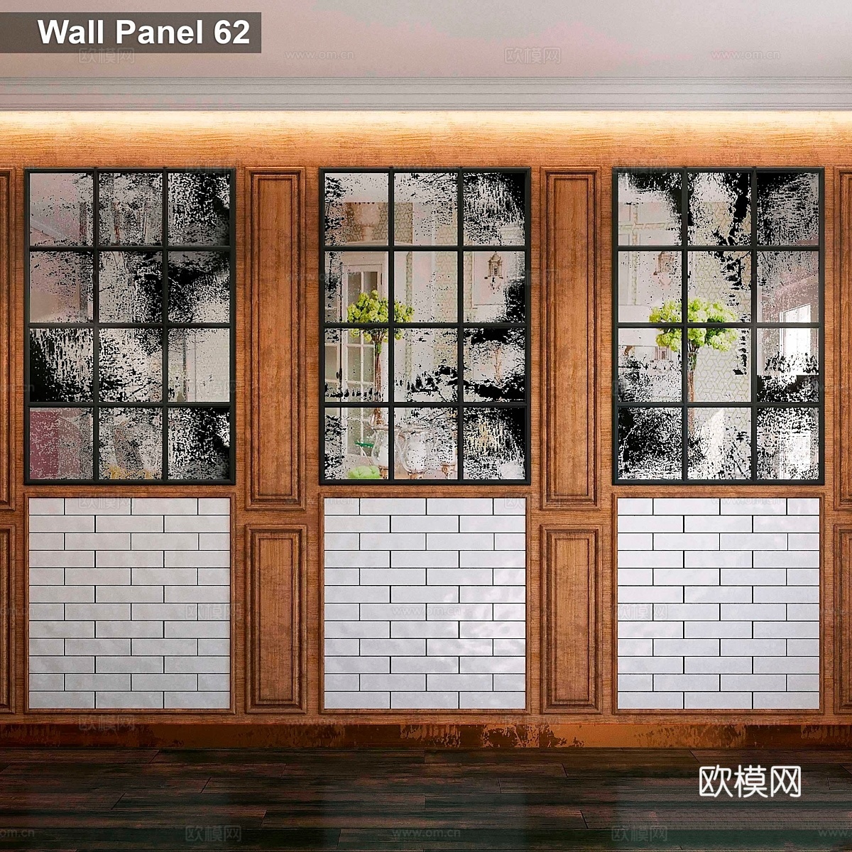 墙板623d模型下载