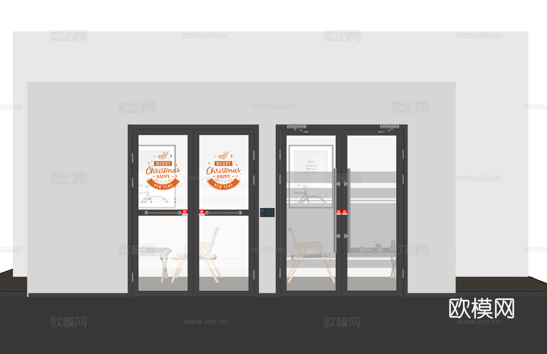 五金 客厅 门 卫生间 家装 卧室 推拉门 构件 窗su模型