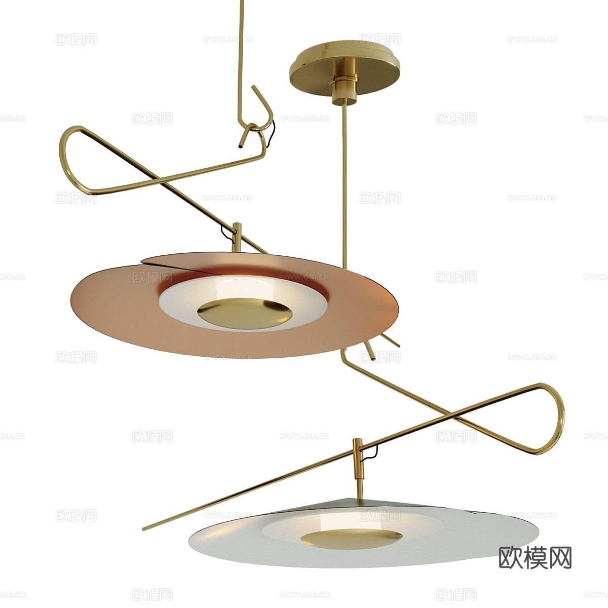 Treble 单灯 david weeks3d模型下载